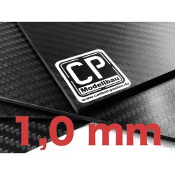 1,0 mm Platte aus Carbon