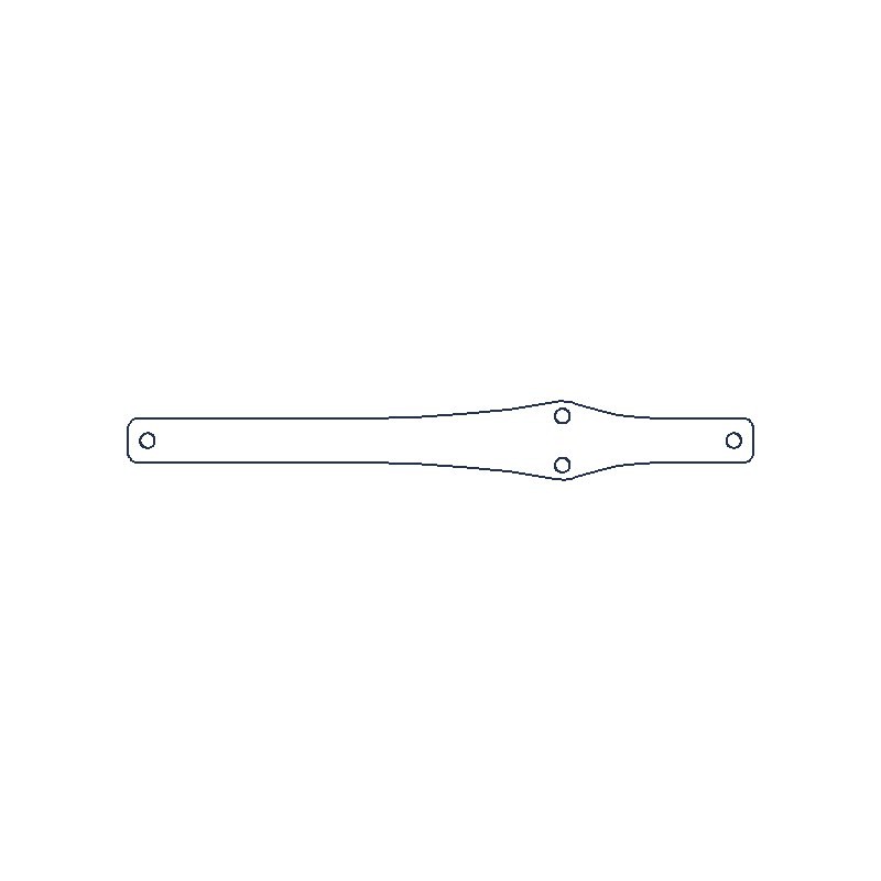 Carbon-Zuschnitt nach - bracing_V2_2mm-bereinigt.dxf in 2 mm Carbon