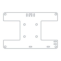 Carbon-Zuschnitt nach - rp_platte_v2_2mm-bereinigt.dxf in 2 mm Carbon