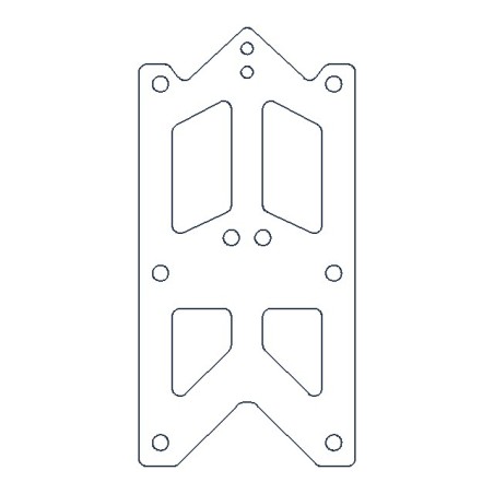 Carbon Zuschnitt - Vorderachse_Versteifung_3mm-bereinigt.dxf in 3 mm Carbon